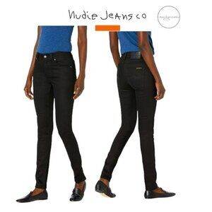 NUDIE Lean Dean Dry Cold Black Jeans